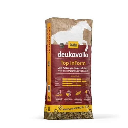 deukavallo Top Inform 25 kg | Aufbaufutter für Pferde | Hochverdaulich